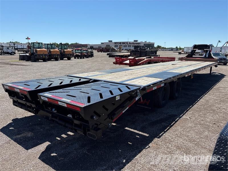 Horizon FHZGN-10MR 25000 lb 40 ft T/A Gooseneck Equipment Remolques para transporte de vehículos