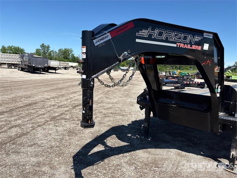 Horizon FHZGN-10MR 25000 lb 40 ft T/A Gooseneck Equipment Remolques para transporte de vehículos