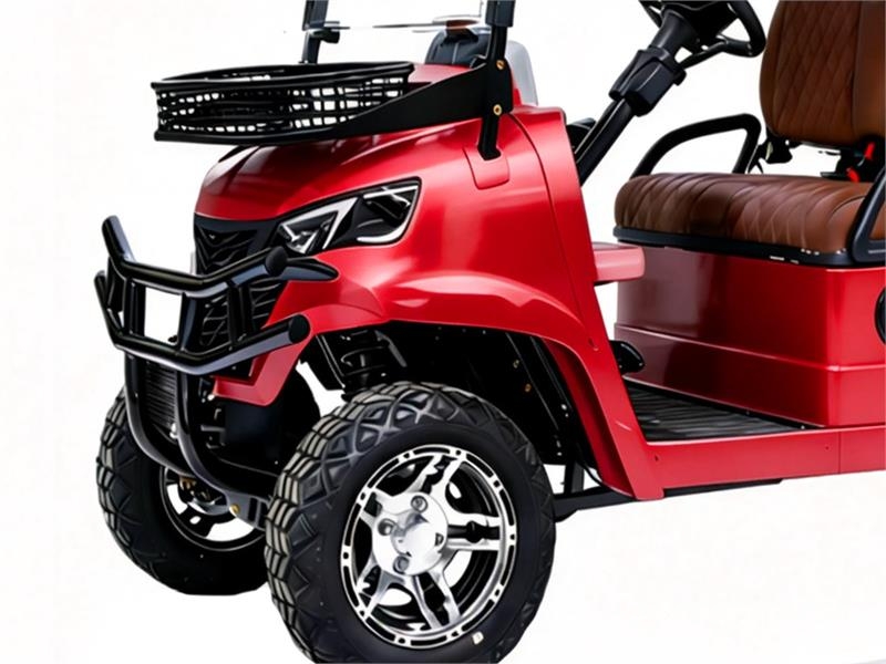  HQ100 Electric Red Six-Seater Golf Cart (Unused) 高尔夫球车