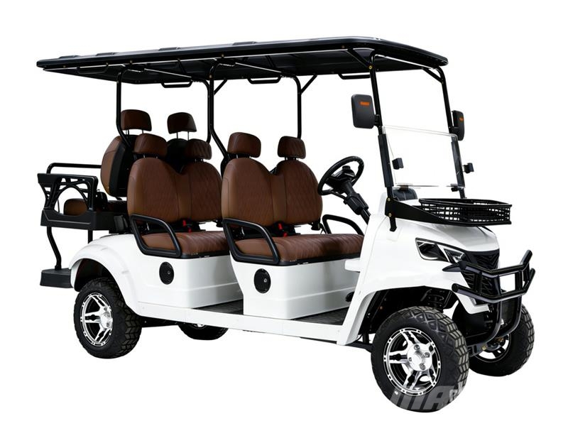HQ100 Electric White Six-Seater Golf Cart (Unused) Golfo vežimėliai