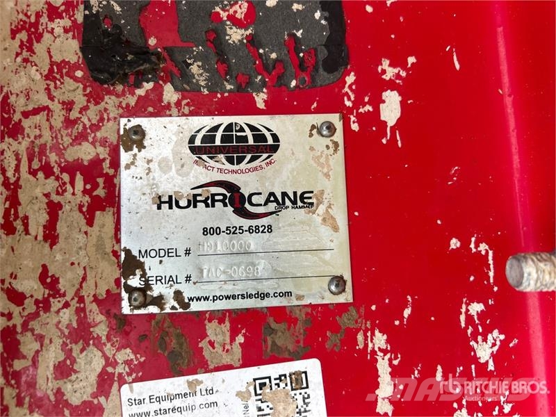 Hurricane H10000 Skid Steer Drop Hammer Other components