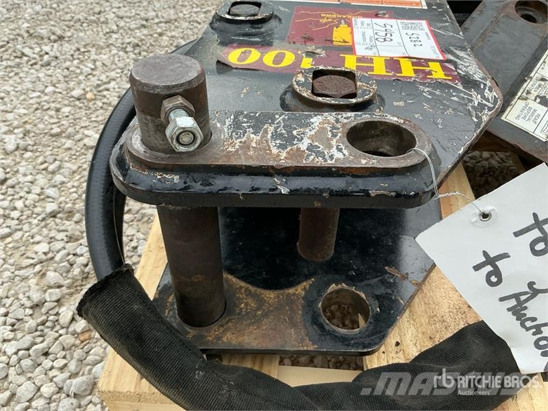 Huskie HH100 Q/C Hydraulic Breaker - Fits Mini Skid Steer Martillos hidráulicos