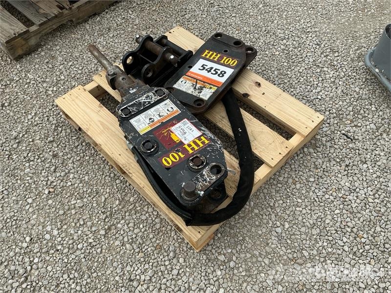 Huskie HH100 Q/C Hydraulic Breaker - Fits Mini Skid Steer Martillos hidráulicos