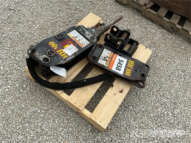Huskie HH100 Q/C Hydraulic Breaker - Fits Mini Skid Steer Martillos hidráulicos