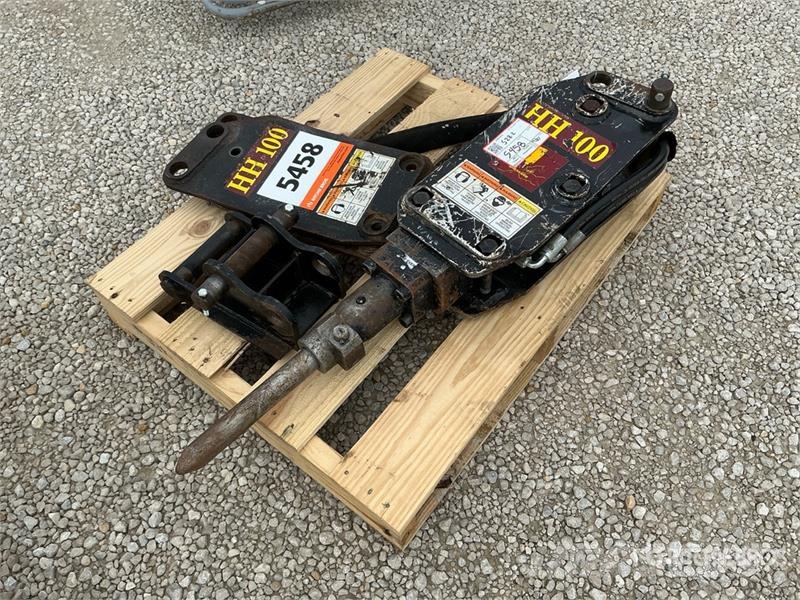 Huskie HH100 Q/C Hydraulic Breaker - Fits Mini Skid Steer Martillos hidráulicos