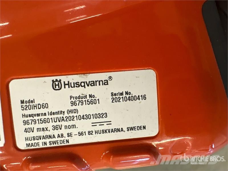 Husqvarna 520IHD60 Electric Hedge Trimmer Farm machinery