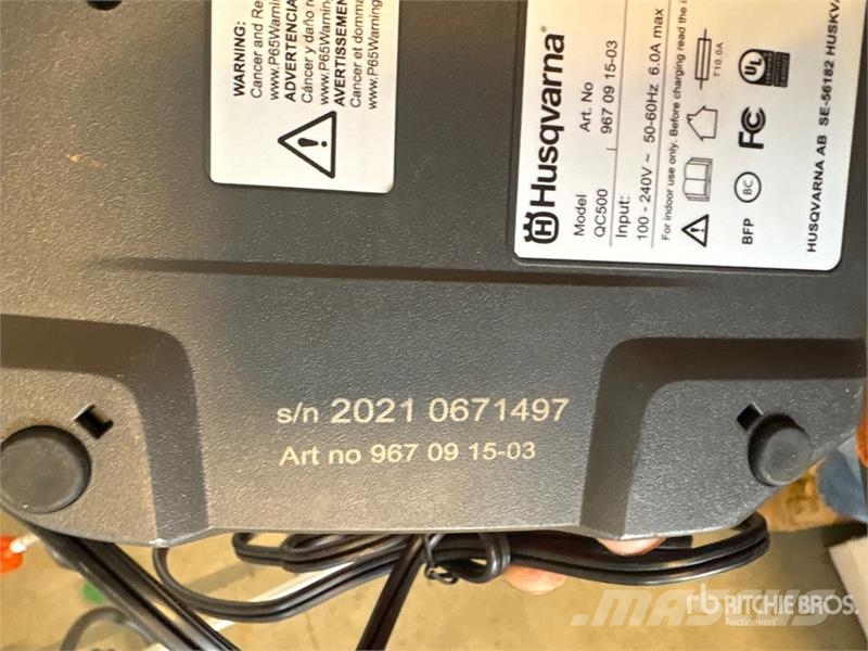 Husqvarna QC500 Battery Charger Other components