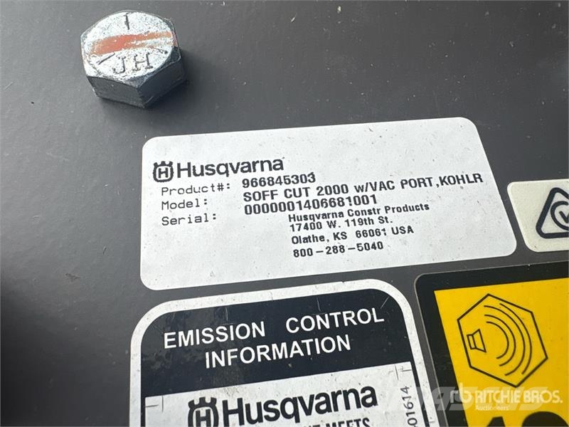 Husqvarna X2000 Walk-Behind Saw Serrarias