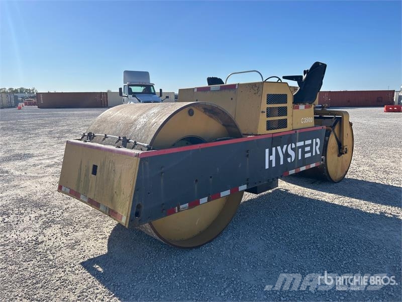 Hyster C350D Double Drum Roller مداحل ثنائية الاسطوانة