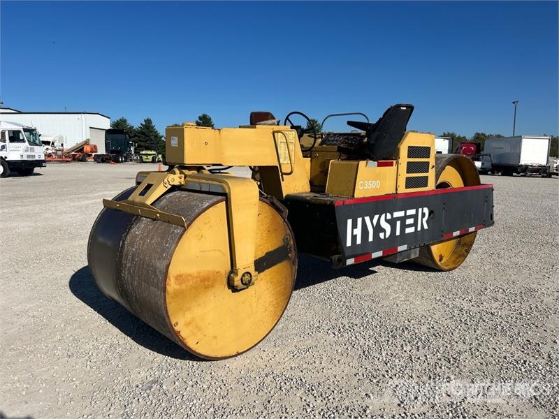 Hyster C350D Double Drum Roller مداحل ثنائية الاسطوانة