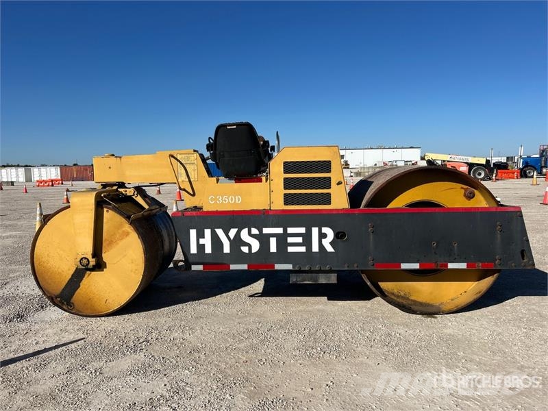 Hyster C350D Double Drum Roller مداحل ثنائية الاسطوانة