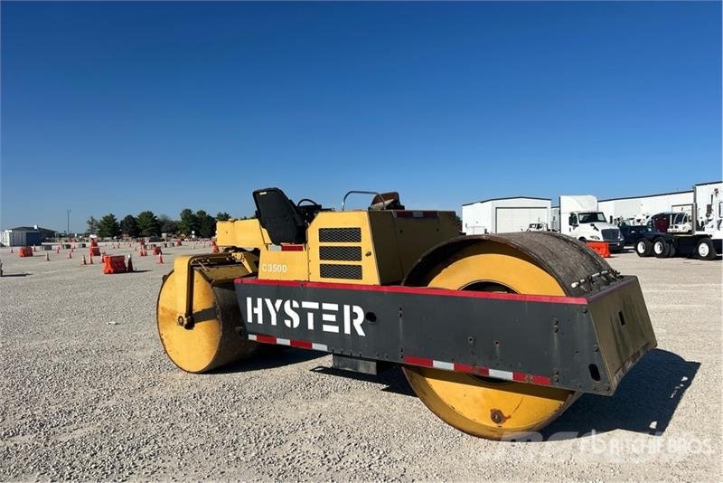 Hyster C350D Double Drum Roller مداحل ثنائية الاسطوانة