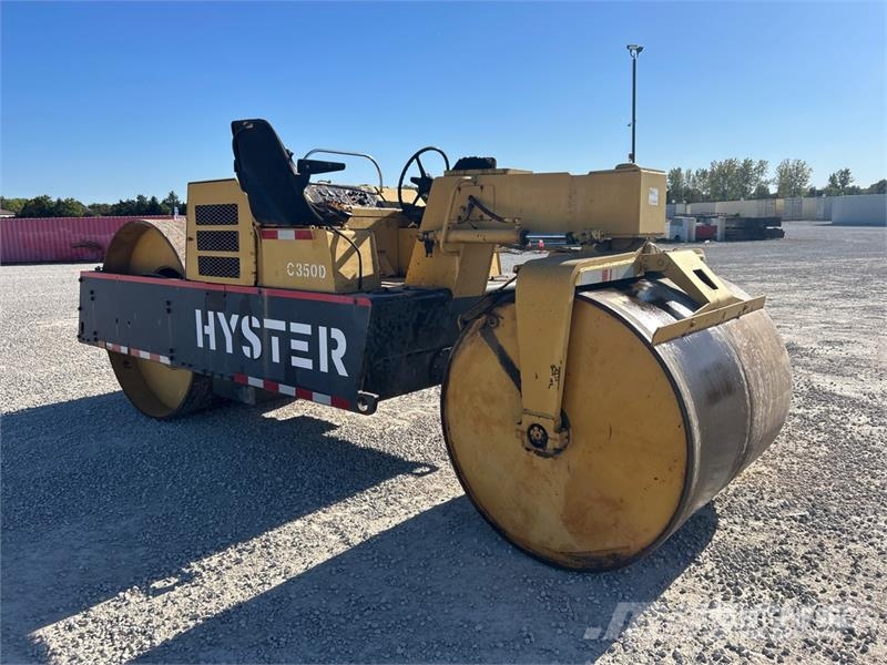 Hyster C350D Double Drum Roller مداحل ثنائية الاسطوانة
