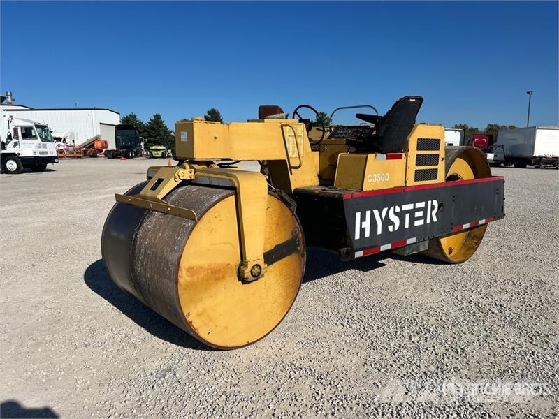 Hyster C350D Double Drum Roller مداحل ثنائية الاسطوانة