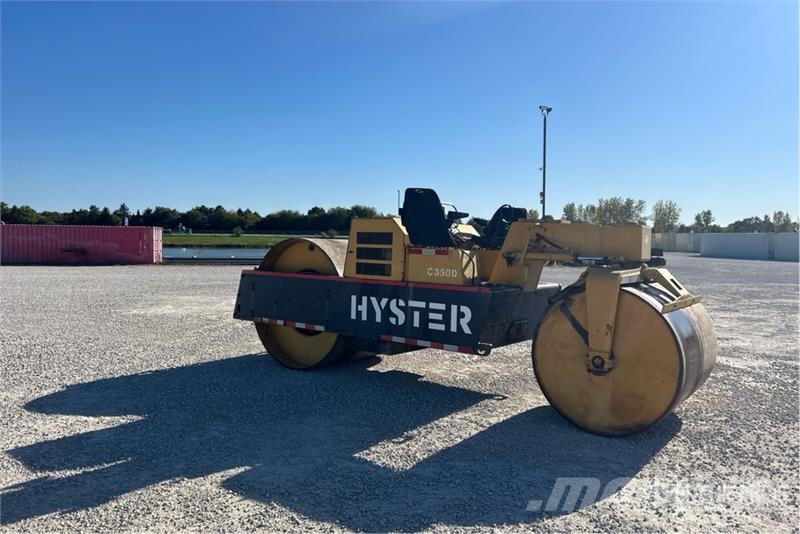 Hyster C350D Double Drum Roller مداحل ثنائية الاسطوانة