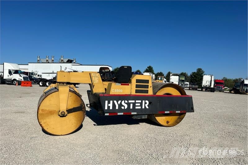 Hyster C350D Double Drum Roller مداحل ثنائية الاسطوانة
