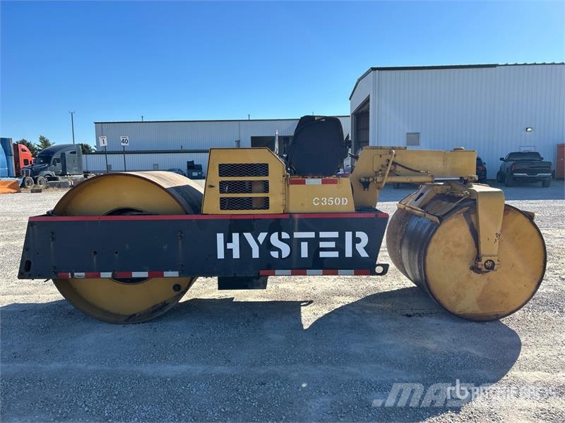 Hyster C350D Double Drum Roller مداحل ثنائية الاسطوانة