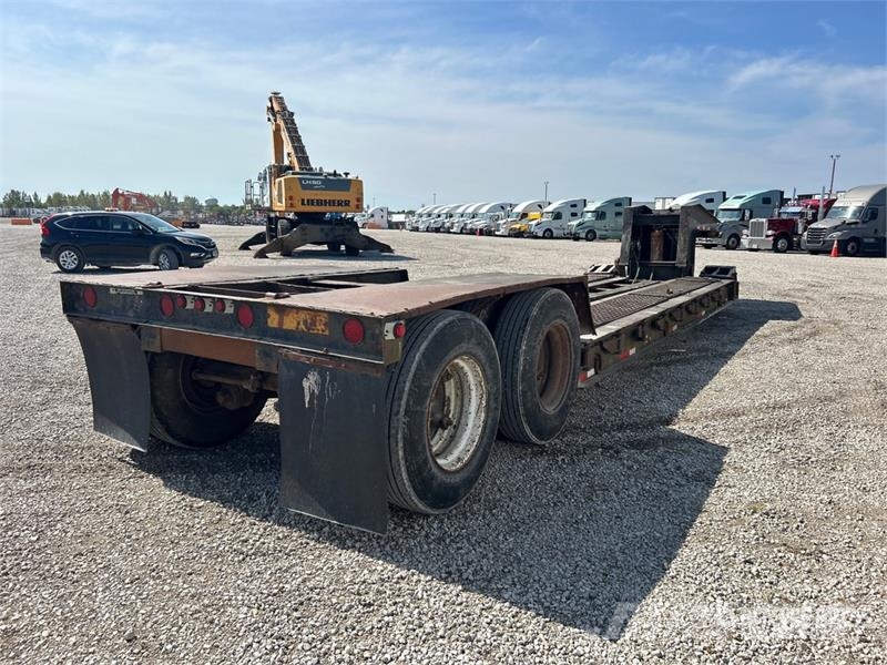 Hyster T/A Removable Gooseneck Lowboy Trailer Mažų aukščių krautuvai