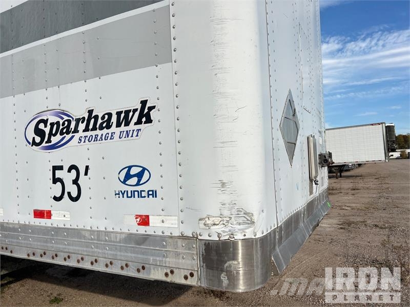 Hyundai 53 ft x 102 in T/A Van Trailer Furgons