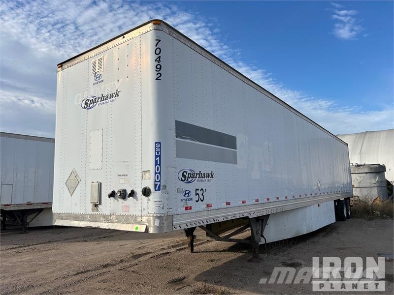 Hyundai 53 ft x 102 in T/A Van Trailer Furgons