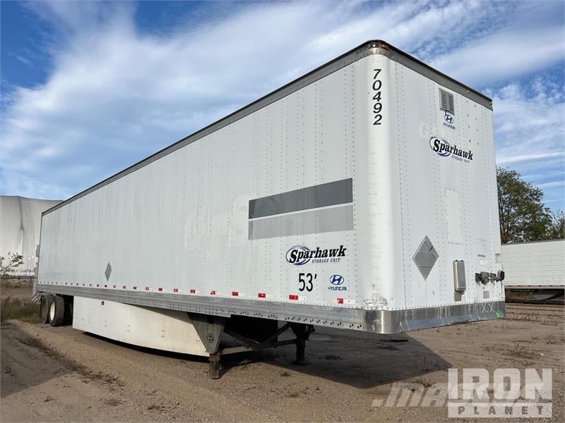 Hyundai 53 ft x 102 in T/A Van Trailer Furgons