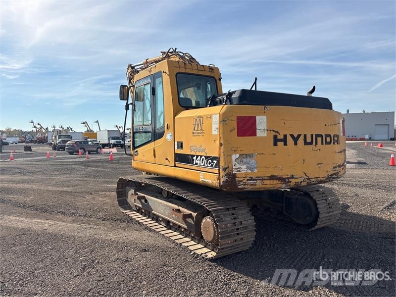 Hyundai R140LC-7 Tracked Excavator Pelle sur chenilles