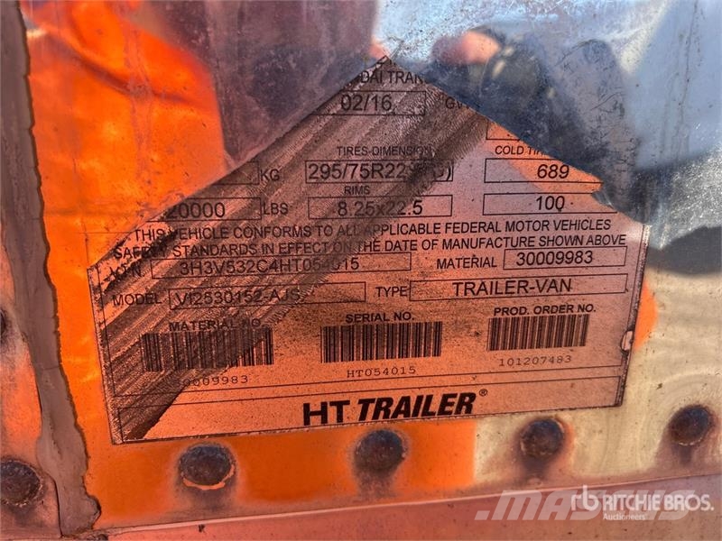 Hyundai V12530152-AJS مقطورات ذات هيكل صندوقي