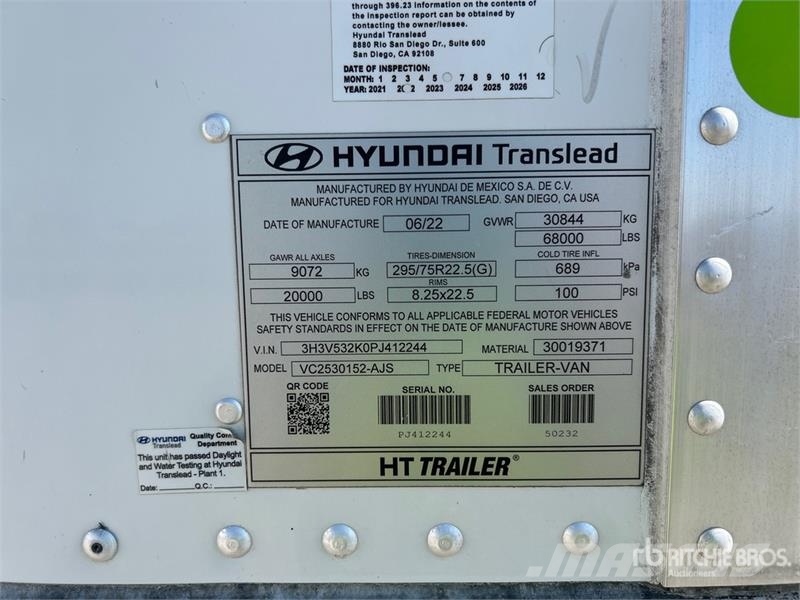 Hyundai VC2530152-AJS Umpikoriperävaunut