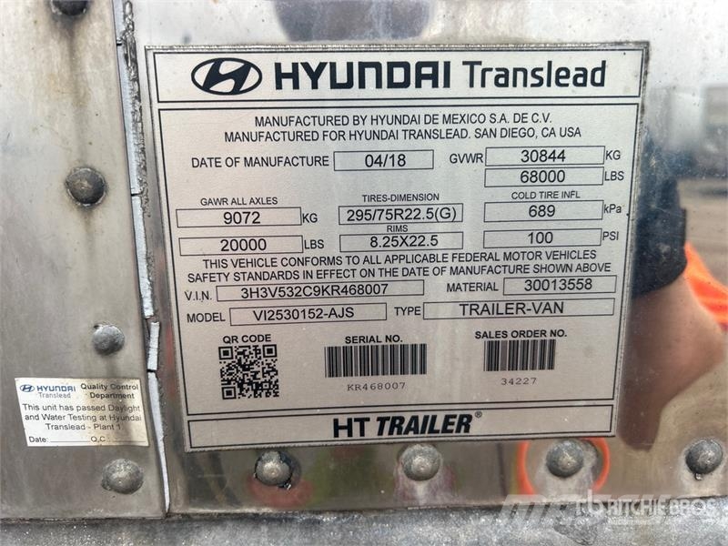 Hyundai VI2530152-AJS Furgons
