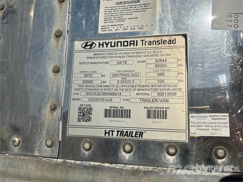 Hyundai VI2530152-AJS Furgons