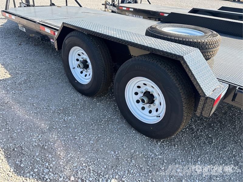 Industrias America 227T 22 ft T/A Tilt Deck Trailer Mélybölcsős