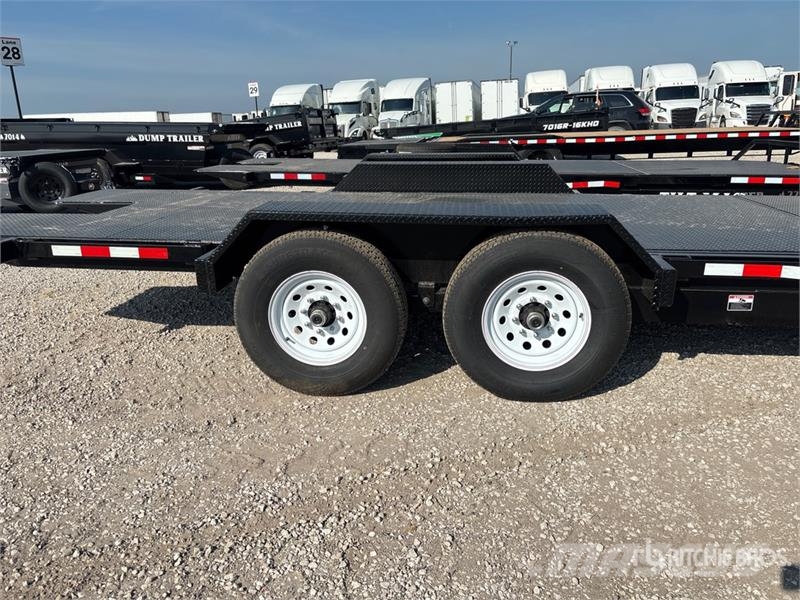 Industrias America 227T 22 ft T/A Tilt Deck Trailer Mélybölcsős