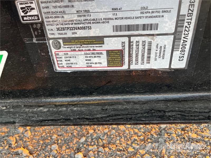Industrias America 227H Tilt Deck Trailer 低架裝載車