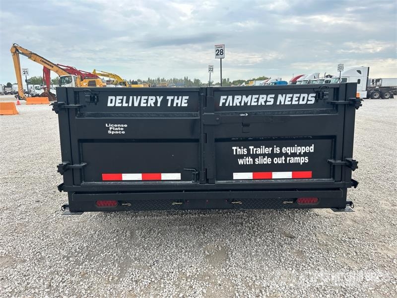 Industrias America 7016R 16 ft T/A Dump Utility Trailer Sora- ja kippiperävaunut