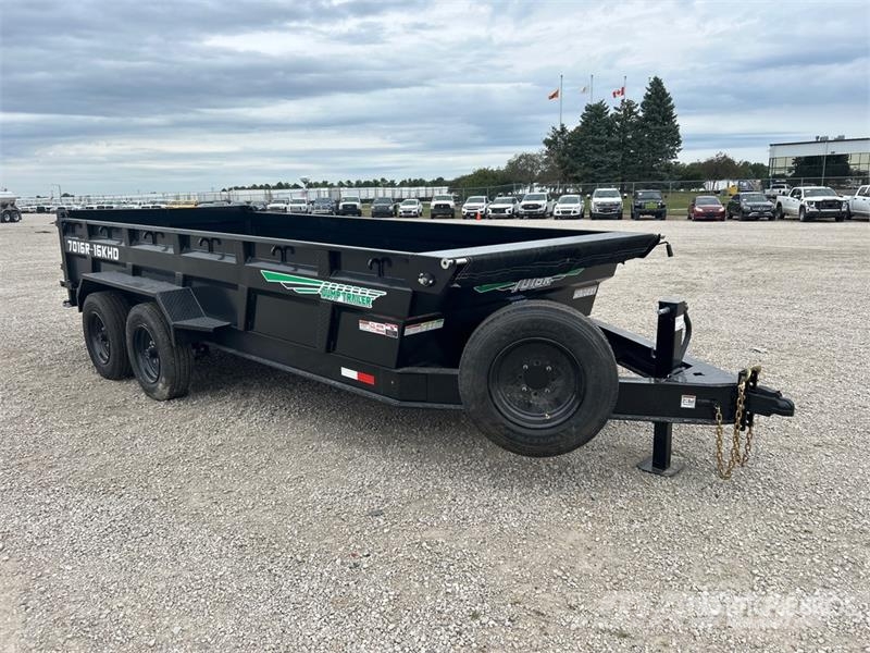 Industrias America 7016R 16 ft T/A Dump Utility Trailer Sora- ja kippiperävaunut