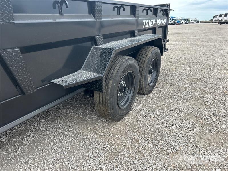 Industrias America 7016R 16 ft T/A Dump Utility Trailer Sora- ja kippiperävaunut