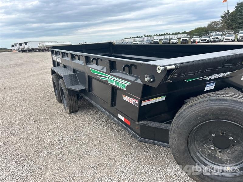 Industrias America 7016R 16 ft T/A Dump Utility Trailer Sora- ja kippiperävaunut