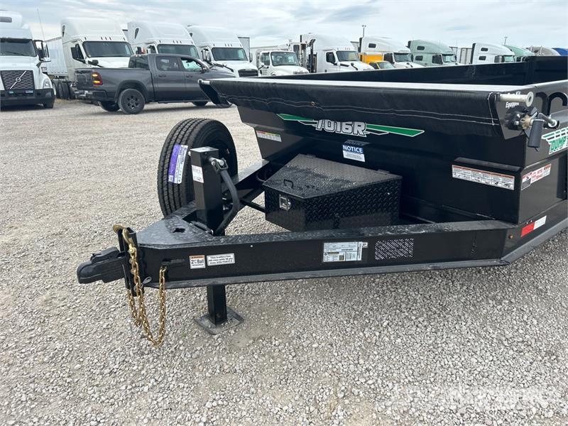 Industrias America 7016R 16 ft T/A Dump Utility Trailer Sora- ja kippiperävaunut
