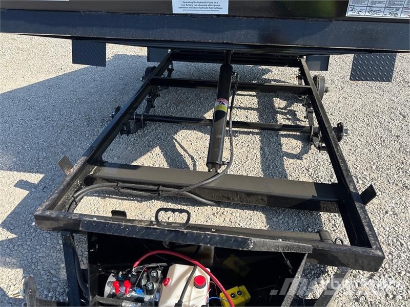 Industrias America FT510 10 ft T/A Dump Utility Trailer Kipper