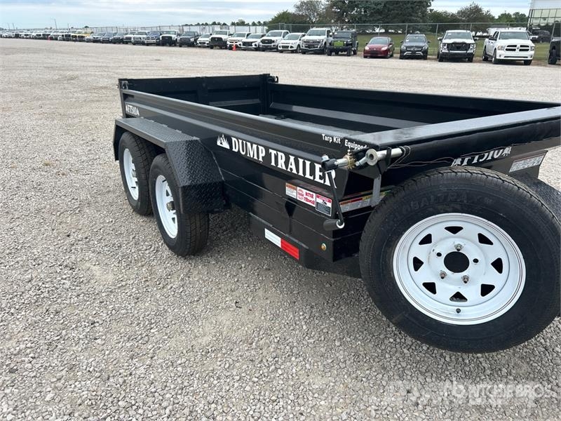Industrias America FT510 10 ft T/A Dump Utility Trailer Sora- ja kippiperävaunut
