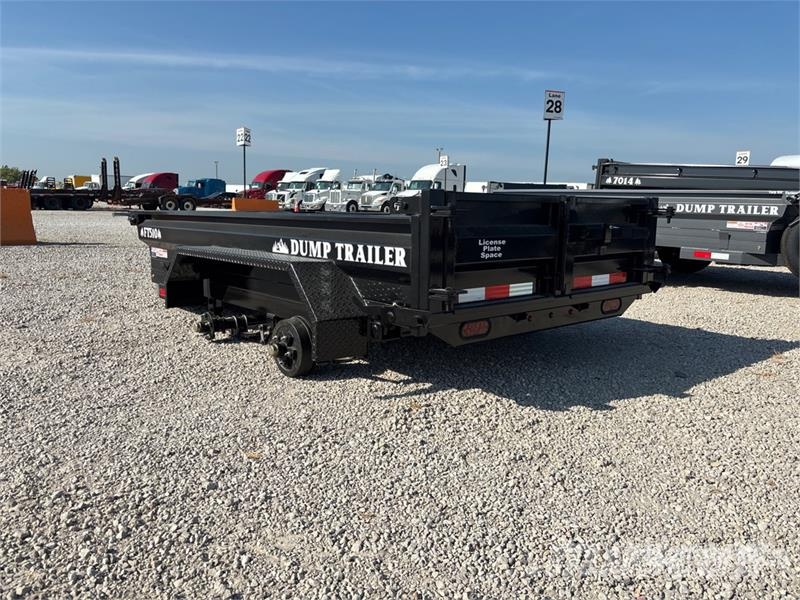 Industrias America FT510 10 ft T/A Dump Utility Trailer Kipper