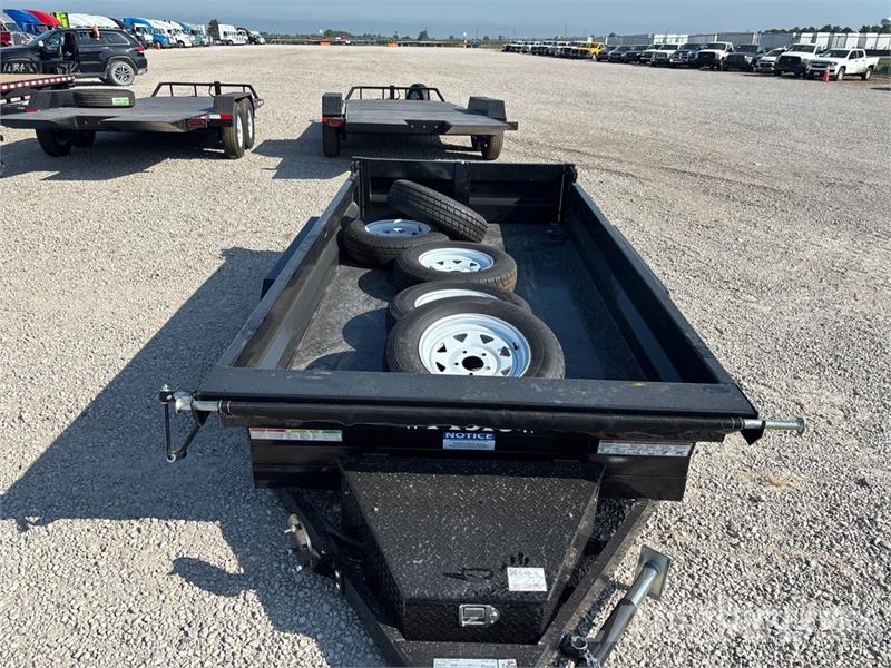 Industrias America FT510 10 ft T/A Dump Utility Trailer Kipper