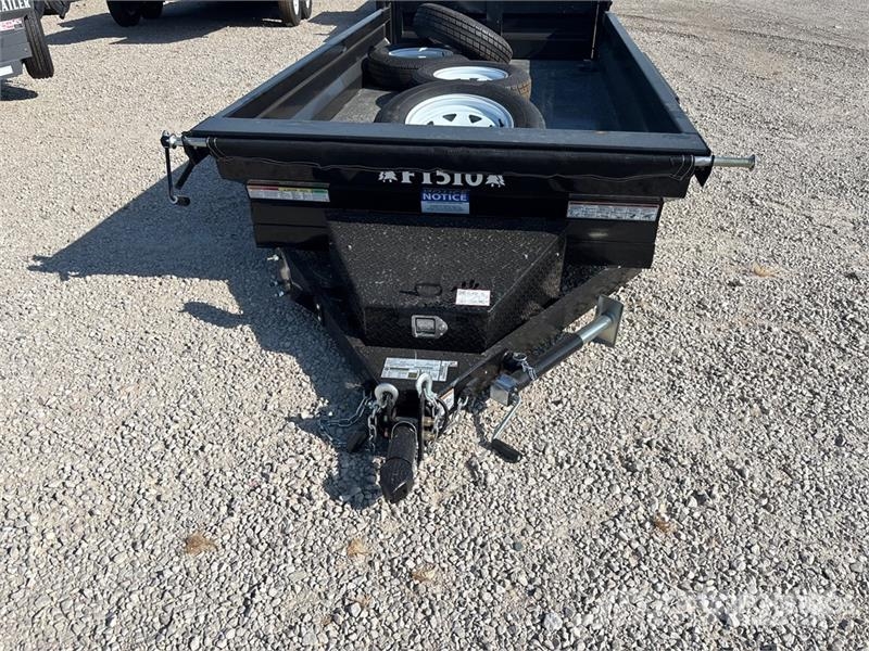 Industrias America FT510 10 ft T/A Dump Utility Trailer Kipper