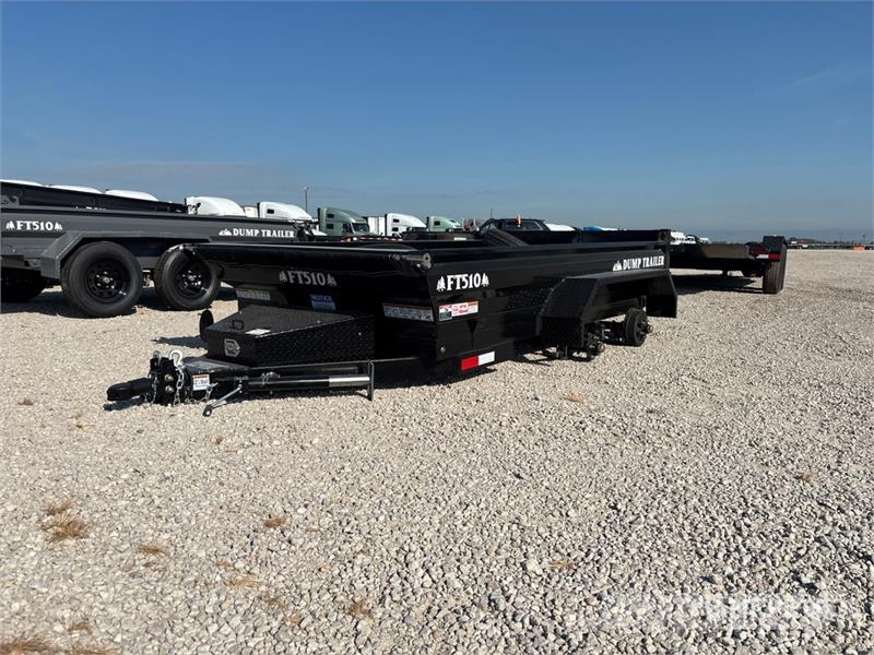 Industrias America FT510 10 ft T/A Dump Utility Trailer Kipper