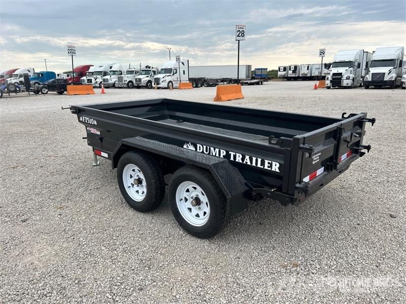 Industrias America FT510 10 ft T/A Dump Utility Trailer Sora- ja kippiperävaunut