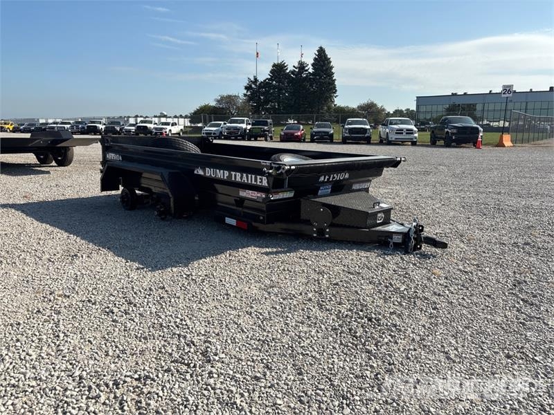 Industrias America FT510 10 ft T/A Dump Utility Trailer Kipper