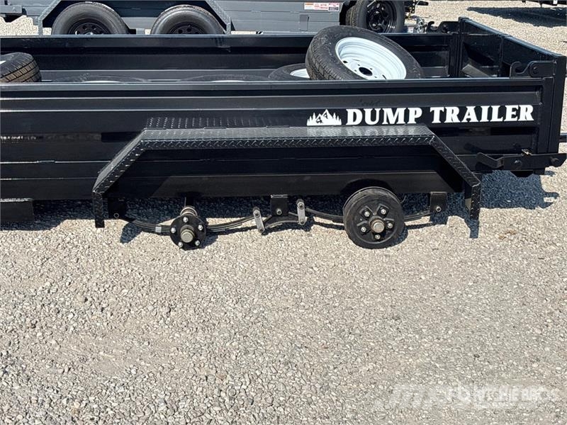 Industrias America FT510 10 ft T/A Dump Utility Trailer Kipper