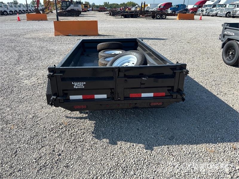 Industrias America FT510 10 ft T/A Dump Utility Trailer Kipper
