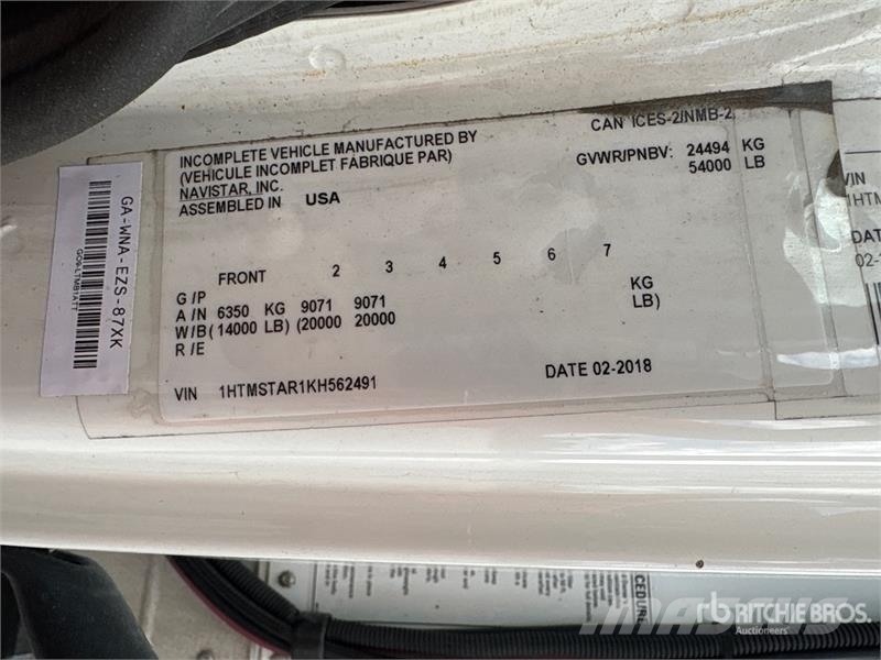 International 4400 شاحنات بدرجة حرارة قابلة للضبط