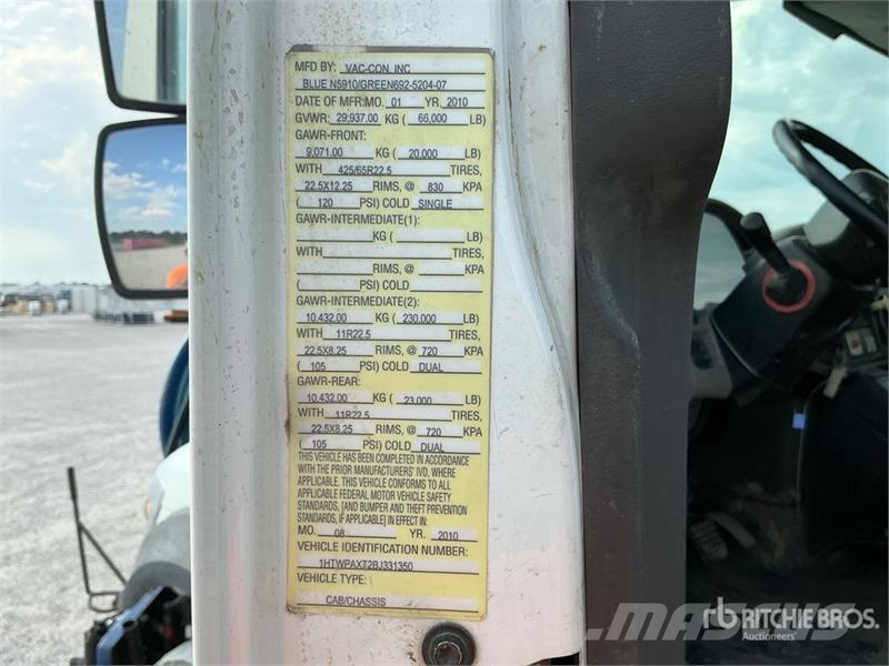 International 7500 Αποφρακτικά οχήματα